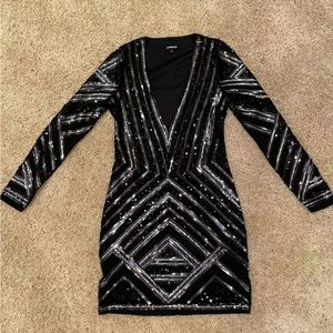 Express Sequin Mini Dress